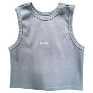 ROXY Roxify Womens Ribbed Tank Top in Blue (Size Large)